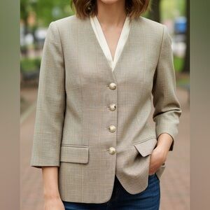 J MCLAUGHLIN Vintage 90s Wool Blazer